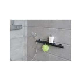 Barre d'appui multifonctions douche 500mm, sup. douchette, tablette, anthracite|Pellet asc-PT4048450