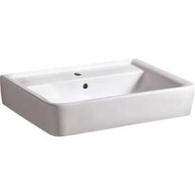 Lavabo Geberit Renova Plan, 65x48cm, avc trop-plein, Blc|Geberit-GBR222265000